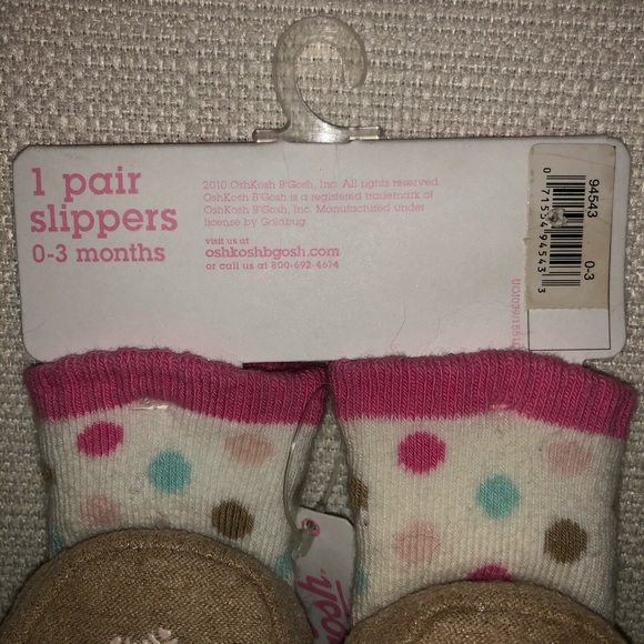 OshKosh B'gosh Shoes Baby Bgosh 3 Months My St Christmas Slippers